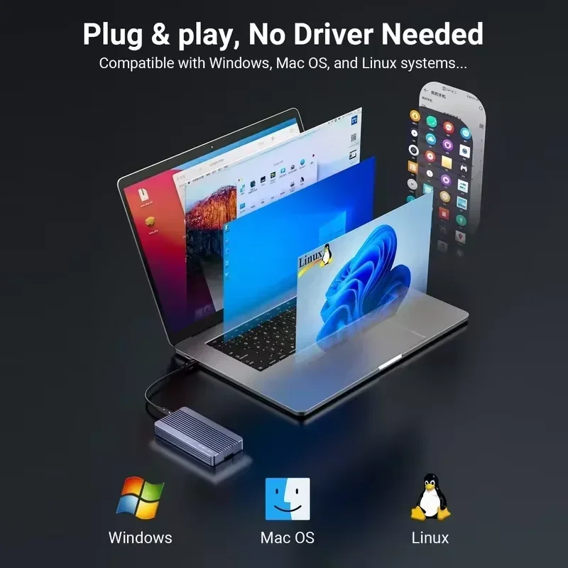 Корпус ACASIS USB-C USB4 SSD 4 – обзор и цена Usb4 40Gbps External Ssd 8Tb