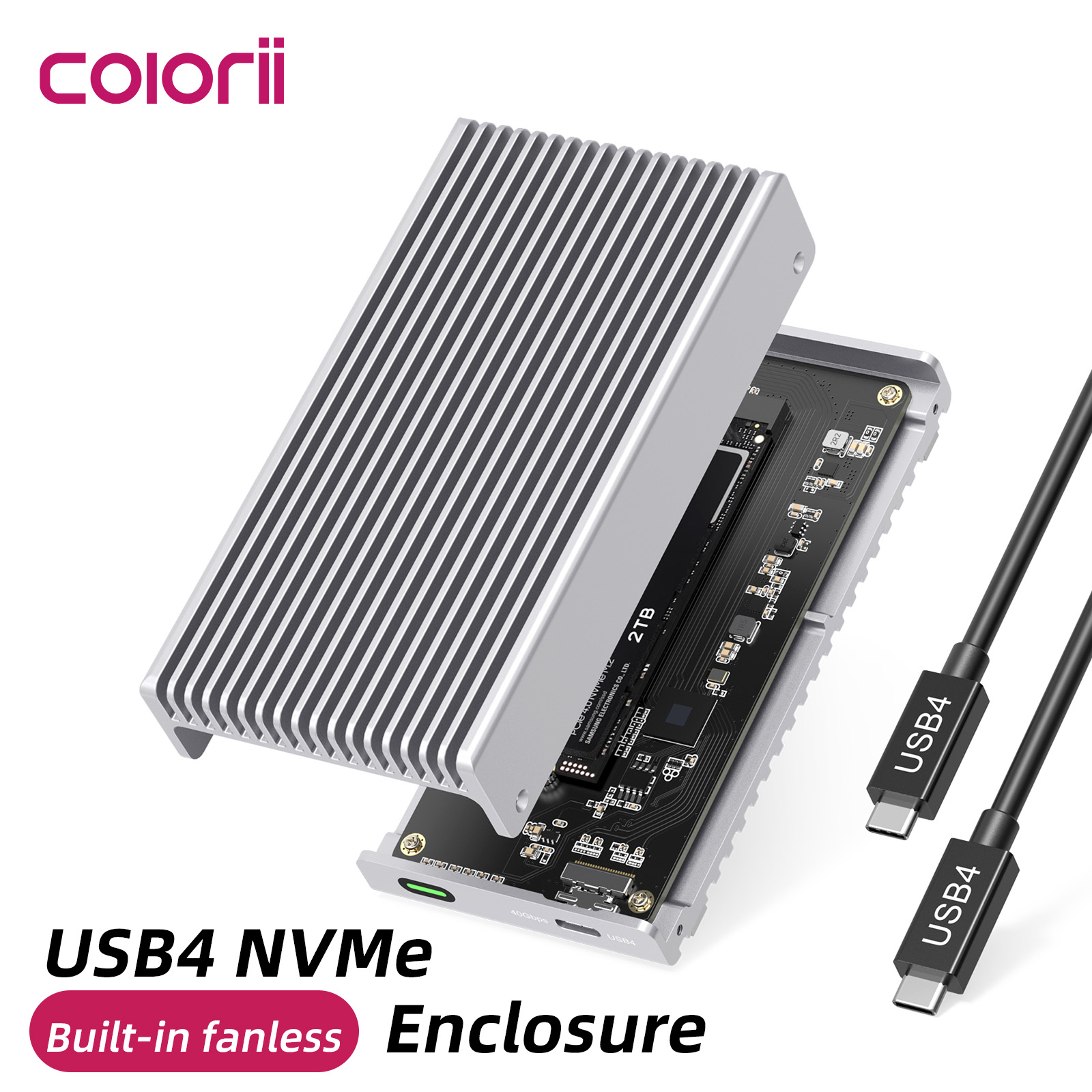 Внешний SSD-корпус USB4 Thunde – обзор и цена Usb4 40Gbps External Ssd 8Tb