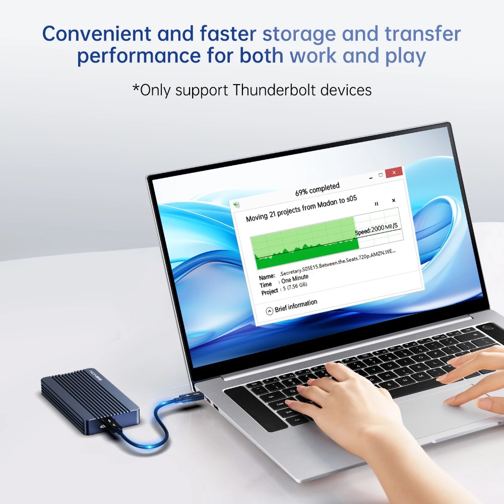 Корпус Acasis 40Gbps USB 4.0 д – обзор и цена 8Tb M2 Nvme Ssd
